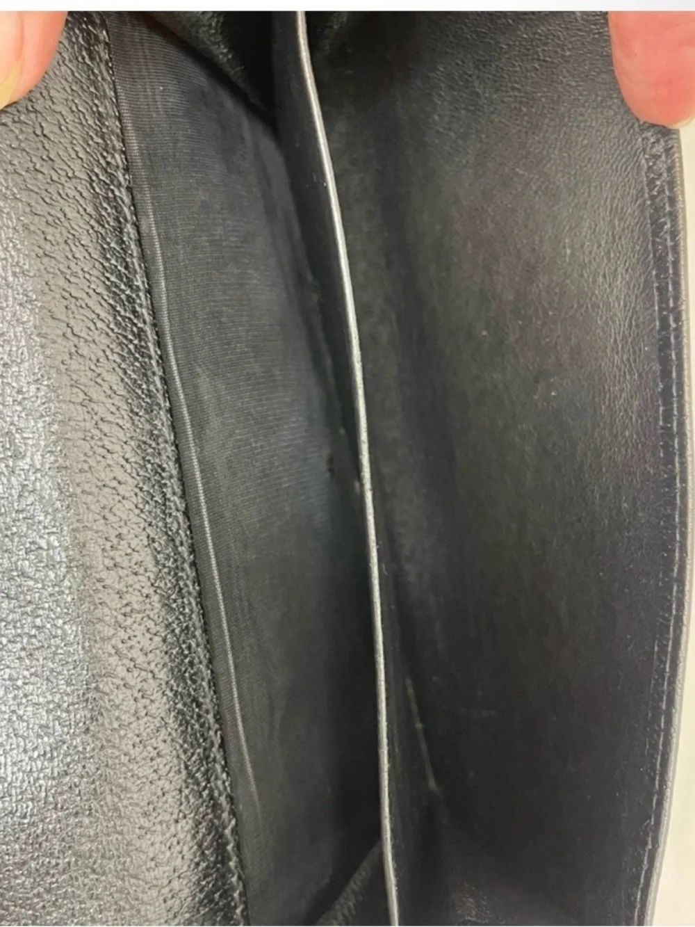 Gucci GG Monogram Continental Wallet with Gold Accents-EUC